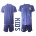 Cheap Argentina Away Football Kit Children World Cup 2022 Short Sleeve (+ pants)